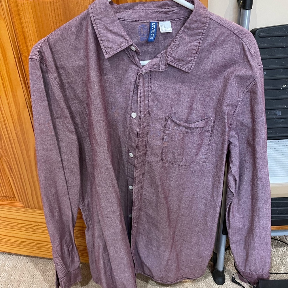 Divided dress shirt, off red, XL